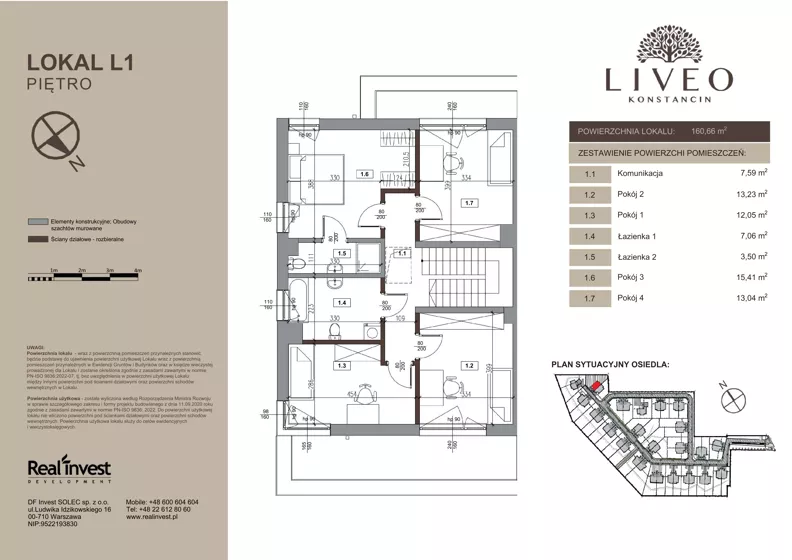 Dom 160,66 m², oferta nr L.1, LIVEO Konstancin, Solec, ul. Jaśminowa