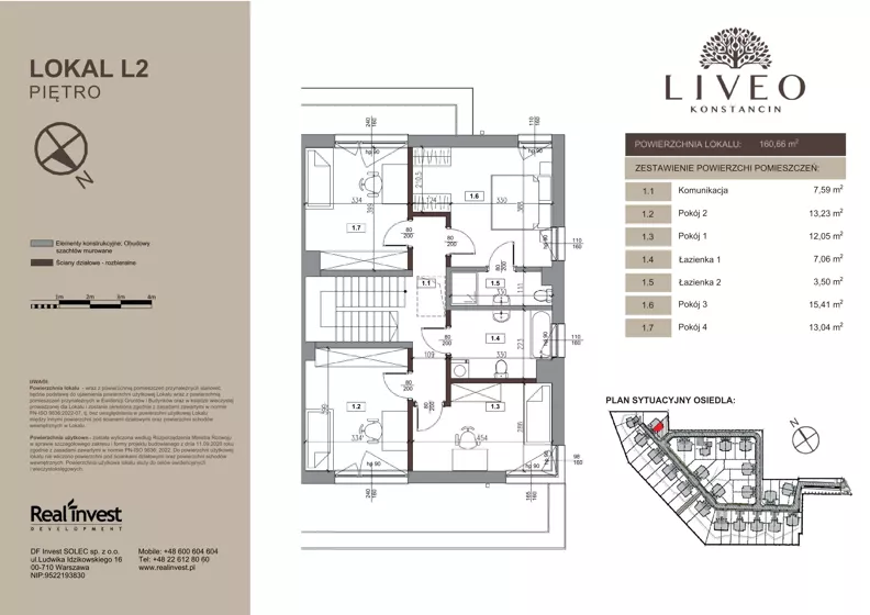 Dom 160,66 m², oferta nr L.2, LIVEO Konstancin, Solec, ul. Jaśminowa