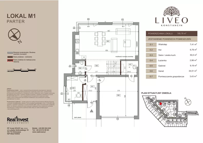 Dom 195,78 m², oferta nr M.1, LIVEO Konstancin, Solec, ul. Jaśminowa