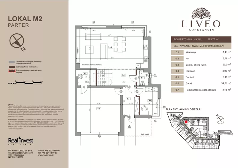 Dom 195,78 m², oferta nr M.2, LIVEO Konstancin, Solec, ul. Jaśminowa