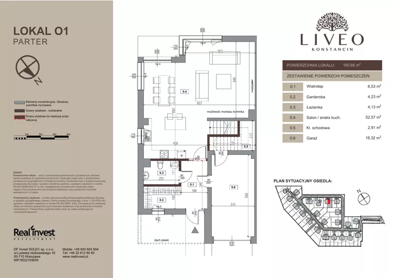 Dom 160,66 m², oferta nr O.1, LIVEO Konstancin, Solec, ul. Jaśminowa