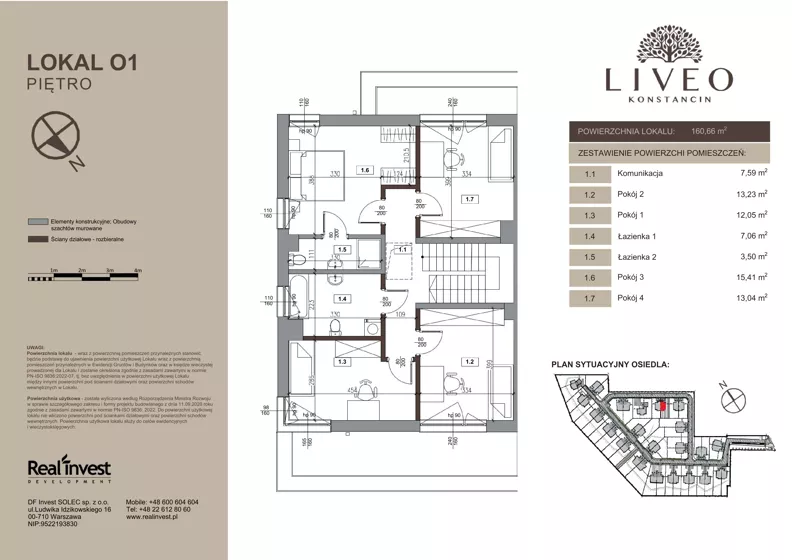 Dom 160,66 m², oferta nr O.1, LIVEO Konstancin, Solec, ul. Jaśminowa