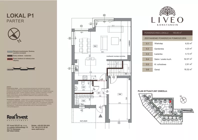 Dom 160,66 m², oferta nr P.1, LIVEO Konstancin, Solec, ul. Jaśminowa
