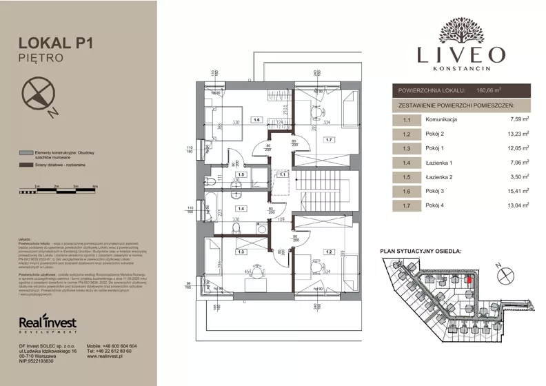 Dom 160,66 m², oferta nr P.1, LIVEO Konstancin, Solec, ul. Jaśminowa