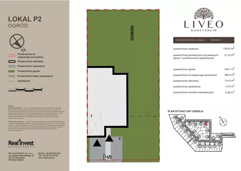Dom 160,66 m², oferta nr P.2, LIVEO Konstancin, Solec, ul. Jaśminowa