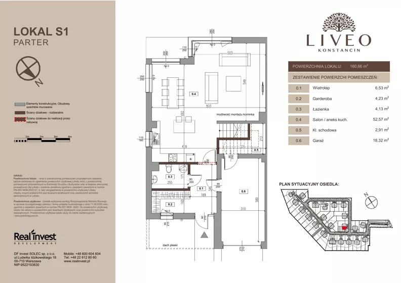 Dom 160,66 m², oferta nr S.1, LIVEO Konstancin, Solec, ul. Jaśminowa