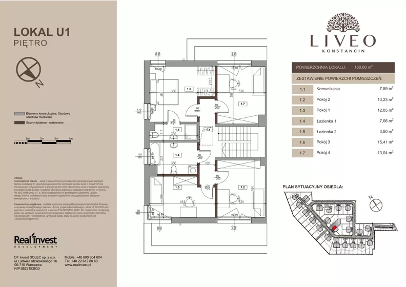 Dom 160,66 m², oferta nr U.1, LIVEO Konstancin, Solec, ul. Jaśminowa