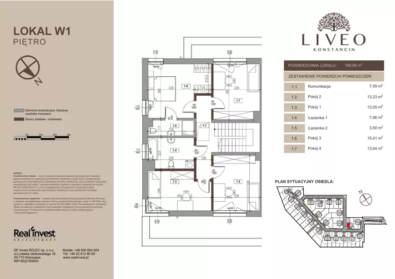 Dom 160,66 m², oferta nr W.1, LIVEO Konstancin, Solec, ul. Jaśminowa