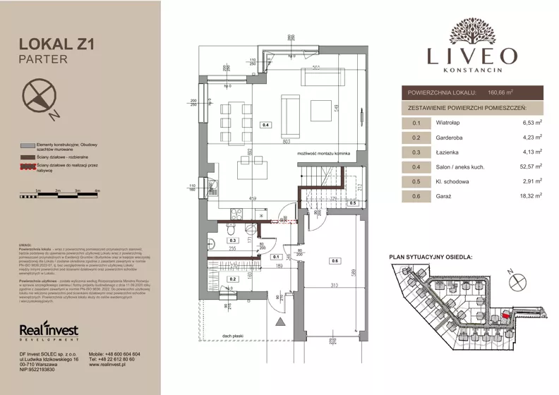 Dom 160,66 m², oferta nr Z.1, LIVEO Konstancin, Solec, ul. Jaśminowa