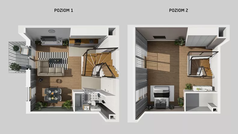1 pokój, mieszkanie 68,56 m², piętro 2, oferta nr A/17, Osiedle Park Świetlików, Wrocław, Maślice, Aleja Śliwowa 21