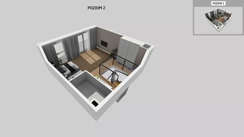 1 pokój, mieszkanie 68,56 m², piętro 2, oferta nr A/17, Osiedle Park Świetlików, Wrocław, Maślice, Aleja Śliwowa 21