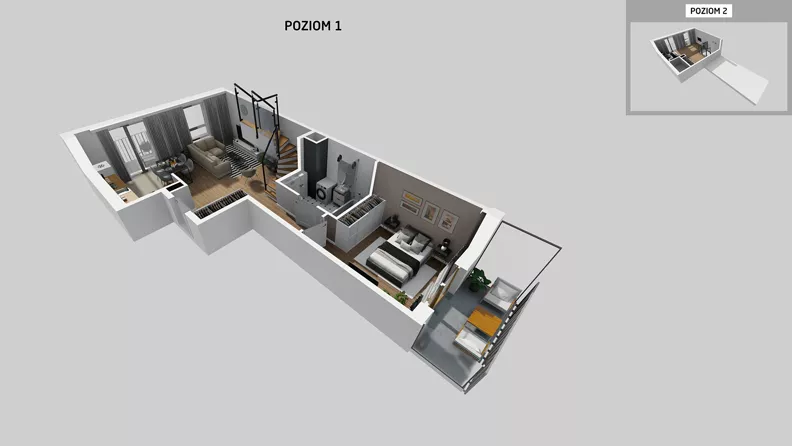 1 pokój, mieszkanie 83,32 m², piętro 2, oferta nr A/27, Osiedle Park Świetlików, Wrocław, Maślice, Aleja Śliwowa 21