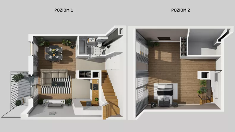 1 pokój, mieszkanie 64,65 m², piętro 2, oferta nr A/28, Osiedle Park Świetlików, Wrocław, Maślice, Aleja Śliwowa 21