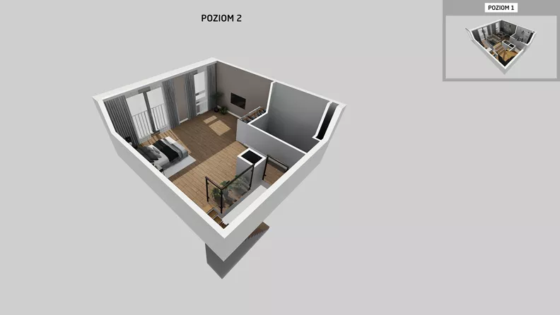 1 pokój, mieszkanie 64,65 m², piętro 2, oferta nr A/28, Osiedle Park Świetlików, Wrocław, Maślice, Aleja Śliwowa 21