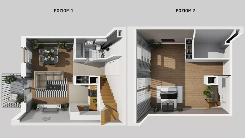 1 pokój, mieszkanie 61,63 m², piętro 2, oferta nr A/29, Osiedle Park Świetlików, Wrocław, Maślice, Aleja Śliwowa 21