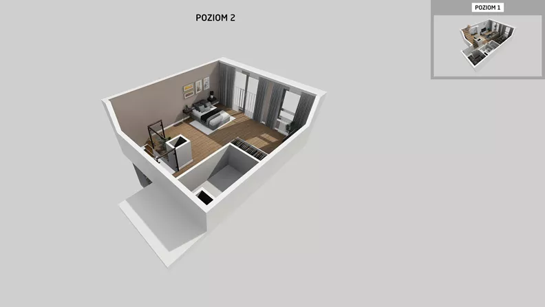 1 pokój, mieszkanie 67,86 m², piętro 2, oferta nr A/59, Osiedle Park Świetlików, Wrocław, Maślice, Aleja Śliwowa 21