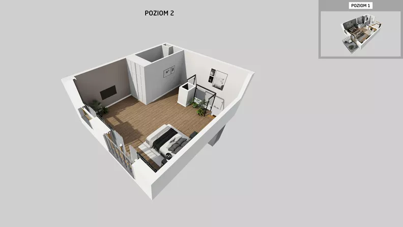 1 pokój, mieszkanie 67,86 m², piętro 2, oferta nr A/59, Osiedle Park Świetlików, Wrocław, Maślice, Aleja Śliwowa 21