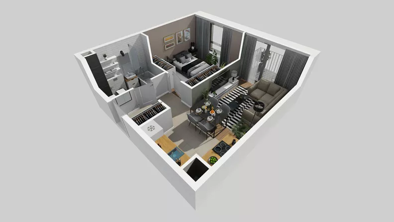 2 pokoje, mieszkanie 39,28 m², piętro 1, oferta nr A/11, Osiedle Park Świetlików, Wrocław, Maślice, Aleja Śliwowa 21