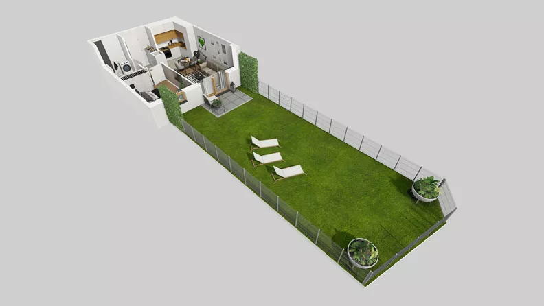 2 pokoje, mieszkanie 36,13 m², parter, oferta nr A/21, Osiedle Park Świetlików, Wrocław, Maślice, Aleja Śliwowa 21