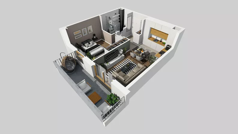 2 pokoje, mieszkanie 40,08 m², parter, oferta nr A/32, Osiedle Park Świetlików, Wrocław, Maślice, Aleja Śliwowa 21