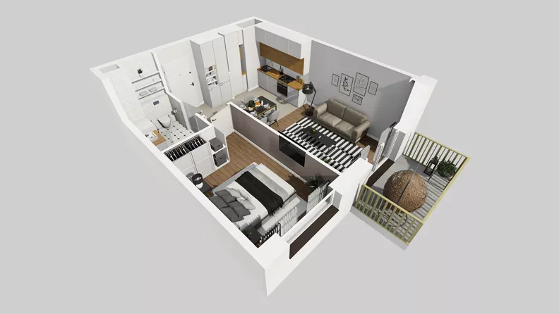 2 pokoje, mieszkanie 39,72 m², piętro 3, oferta nr C/23, Przystanek Prądnik 2, Kraków, Prądnik Biały, Górka Narodowa, ul. Meiera
