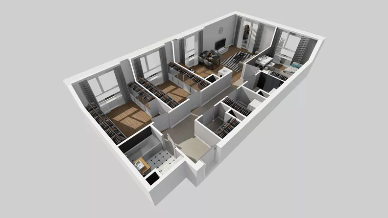 2 pokoje, mieszkanie 76,98 m², piętro 2, oferta nr C/137, Przystanek Prądnik 2, Kraków, Prądnik Biały, Górka Narodowa, ul. Meiera
