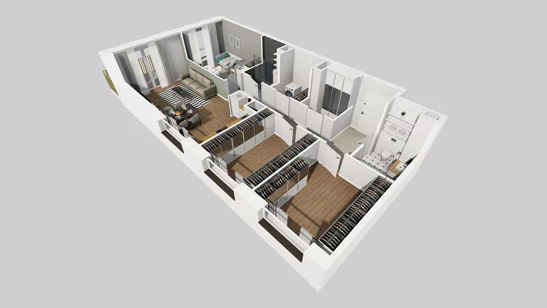 2 pokoje, mieszkanie 76,98 m², piętro 3, oferta nr C/143, Przystanek Prądnik 2, Kraków, Prądnik Biały, Górka Narodowa, ul. Meiera