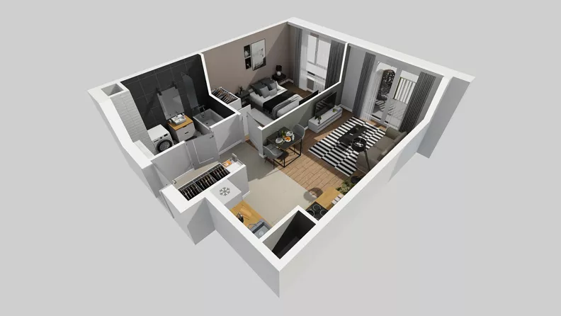 2 pokoje, mieszkanie 40,35 m², piętro 1, oferta nr C/175, Przystanek Prądnik 2, Kraków, Prądnik Biały, Górka Narodowa, ul. Meiera