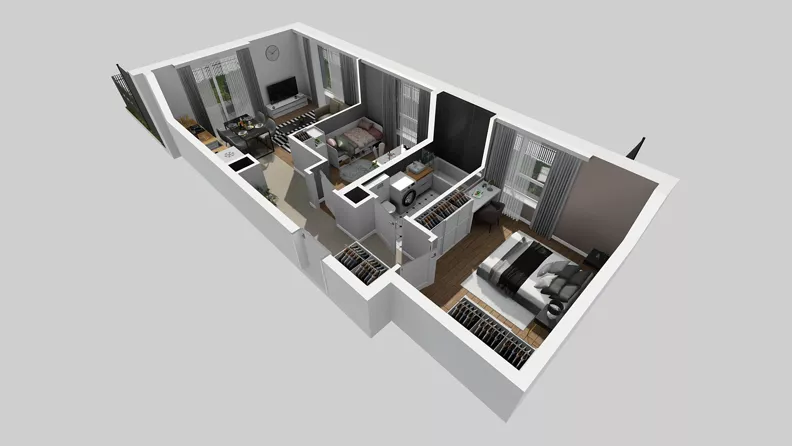3 pokoje, mieszkanie 51,40 m², parter, oferta nr A/115, Międzyleska 4, Wrocław, Tarnogaj, Krzyki, ul. Międzyleska