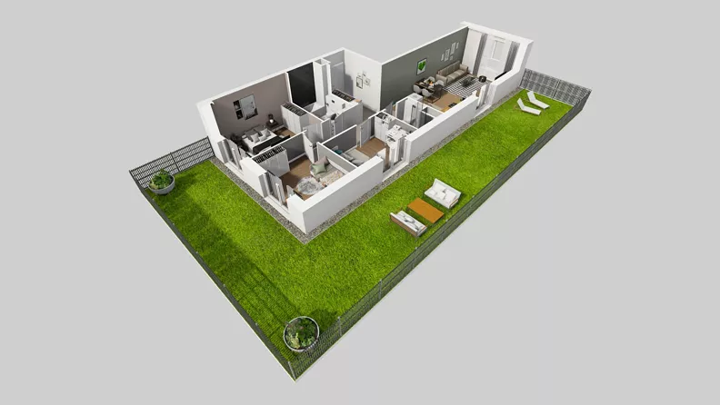 4 pokoje, mieszkanie 72,56 m², parter, oferta nr C/58, Przystanek Prądnik 2, Kraków, Prądnik Biały, Górka Narodowa, ul. Meiera