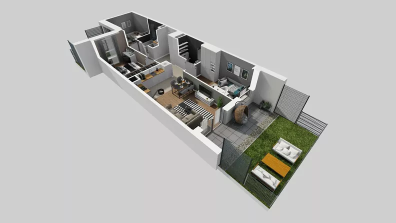 4 pokoje, mieszkanie 70,46 m², parter, oferta nr A/67, Międzyleska 4, Wrocław, Tarnogaj, Krzyki, ul. Międzyleska