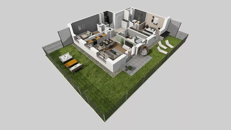 4 pokoje, mieszkanie 66,40 m², parter, oferta nr A/114, Międzyleska 4, Wrocław, Tarnogaj, Krzyki, ul. Międzyleska