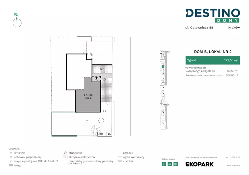 5 pokoi, mieszkanie 139,35 m², parter, oferta nr B2, Destino Domy, Kraków, Bronowice, Bronowice Małe, ul. Odlewnicza/Bakałarzy