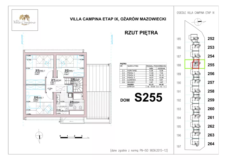 Dom 106,50 m², oferta nr S255, Villa Campina - Magnolia, Ożarów Mazowiecki, ul. Sochaczewska 258