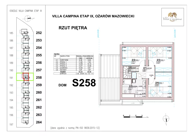 Dom 106,50 m², oferta nr S258, Villa Campina - Magnolia, Ożarów Mazowiecki, ul. Sochaczewska 258