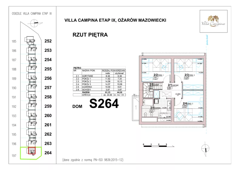 Dom 106,50 m², oferta nr S264, Villa Campina - Magnolia, Ożarów Mazowiecki, ul. Sochaczewska 258