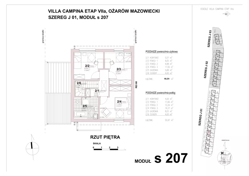 Dom 101,46 m², oferta nr S207, Villa Campina - Wiktoria, Ożarów Mazowiecki, ul. Sochaczewska