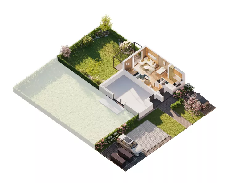 Dom 63,08 m², oferta nr 1B4, Ventura Verde II, Stara Wieś, ul. Grodziska