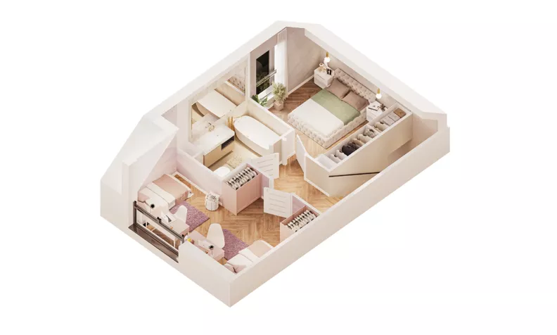 Dom 60,96 m², oferta nr 3A-4, Ventura Verde II, Stara Wieś, ul. Grodziska