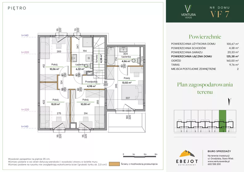 Dom 125,38 m², oferta nr VF7, Ventura Verde III, Stara Wieś, ul. Grodziska