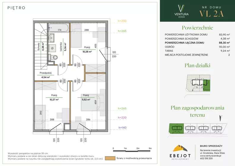 Dom 88,30 m², oferta nr VL2A, Ventura Verde III, Stara Wieś, ul. Grodziska