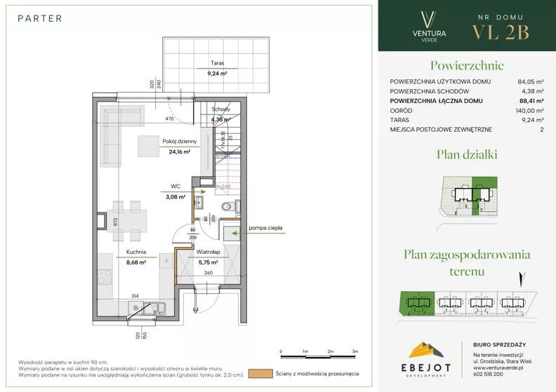 Dom 88,41 m², oferta nr VL2B, Ventura Verde III, Stara Wieś, ul. Grodziska