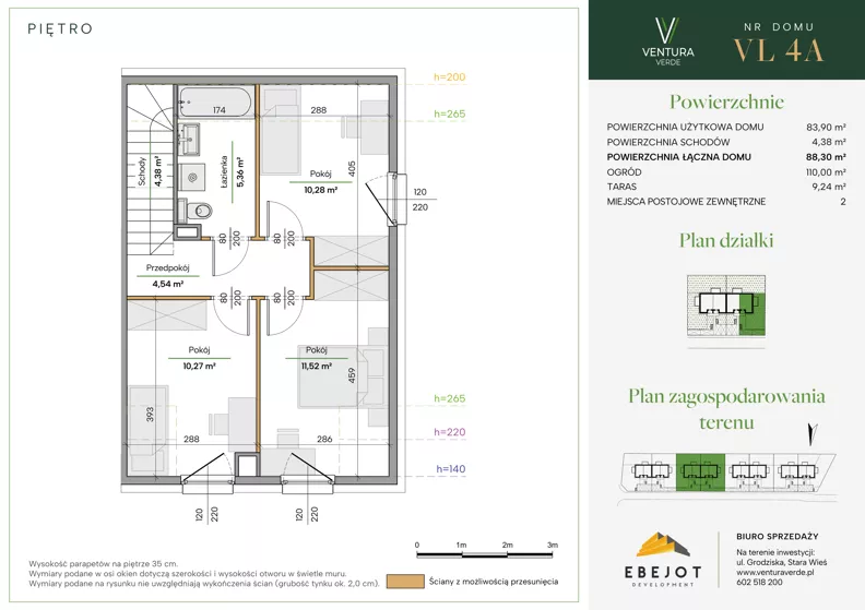 Dom 88,30 m², oferta nr VL4A, Ventura Verde III, Stara Wieś, ul. Grodziska