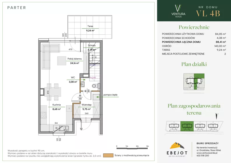 Dom 88,41 m², oferta nr VL4B, Ventura Verde III, Stara Wieś, ul. Grodziska