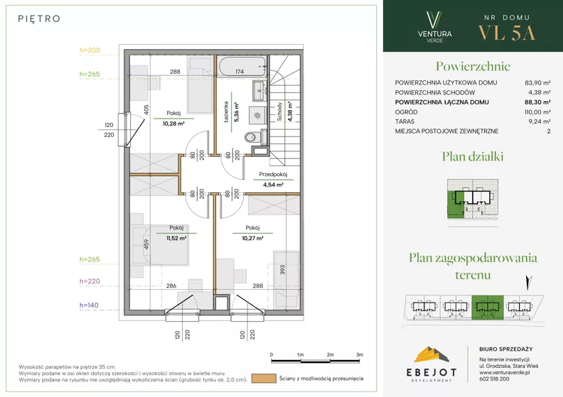 Dom 88,30 m², oferta nr VL5A, Ventura Verde III, Stara Wieś, ul. Grodziska