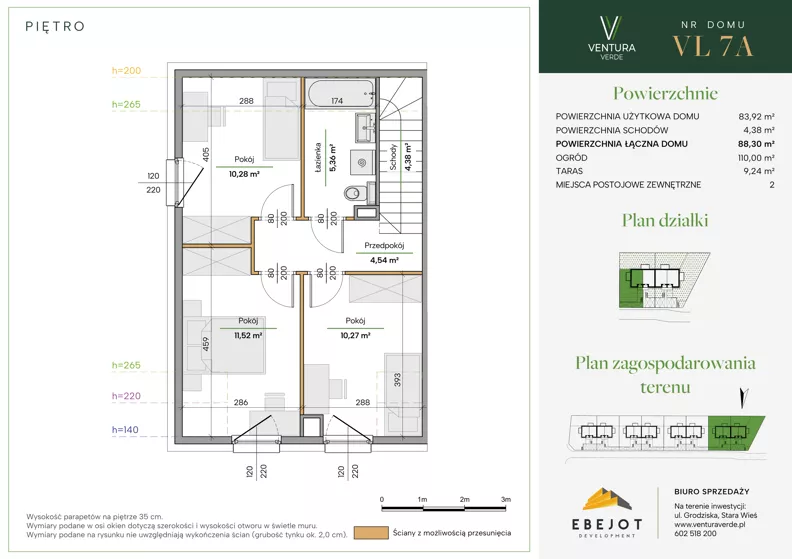 Dom 88,30 m², oferta nr VL7A, Ventura Verde III, Stara Wieś, ul. Grodziska