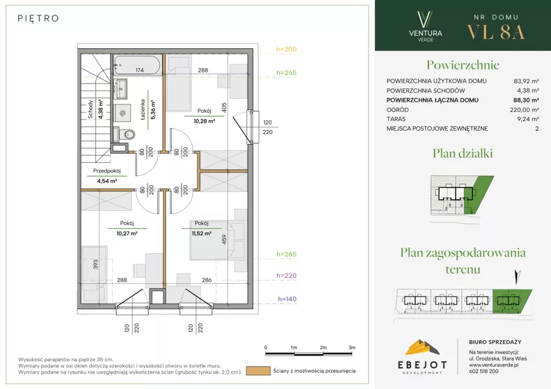 Dom 88,30 m², oferta nr VL8A, Ventura Verde III, Stara Wieś, ul. Grodziska