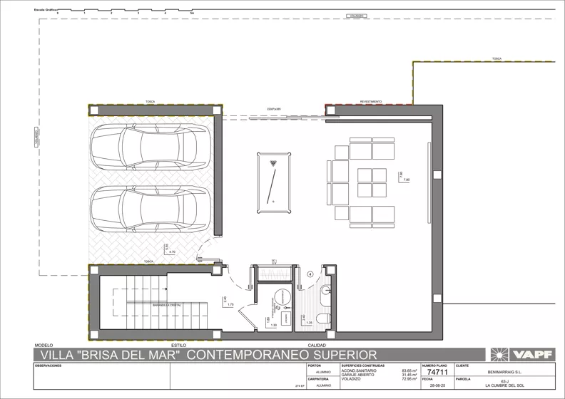 Dom 267,00 m², oferta nr AJ063, Villa Brisa del Mar, Cumbre del Sol, c. Jazmines, 63J