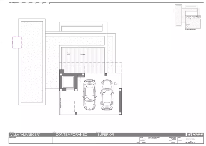 Dom 206,85 m², oferta nr A, Villa Amancer, Cumbre del Sol, c. Jazmines, 89J