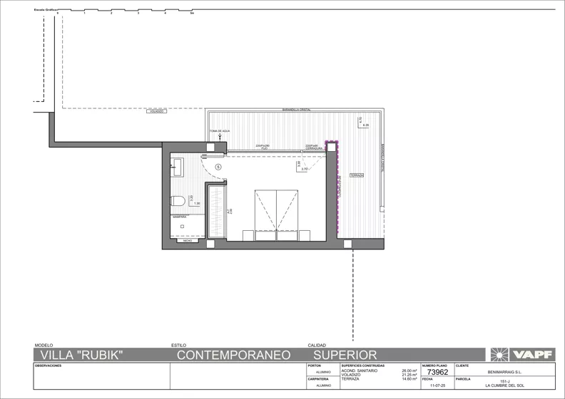 Dom 239,00 m², oferta nr AJ151, Villa Rubik, Cumbre del Sol, c. Jazmines, 98J